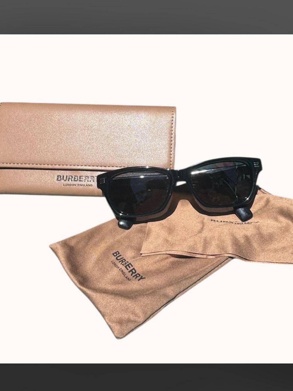 NEW Burberry Kennedy 53 Men’s Sunglasses with Case